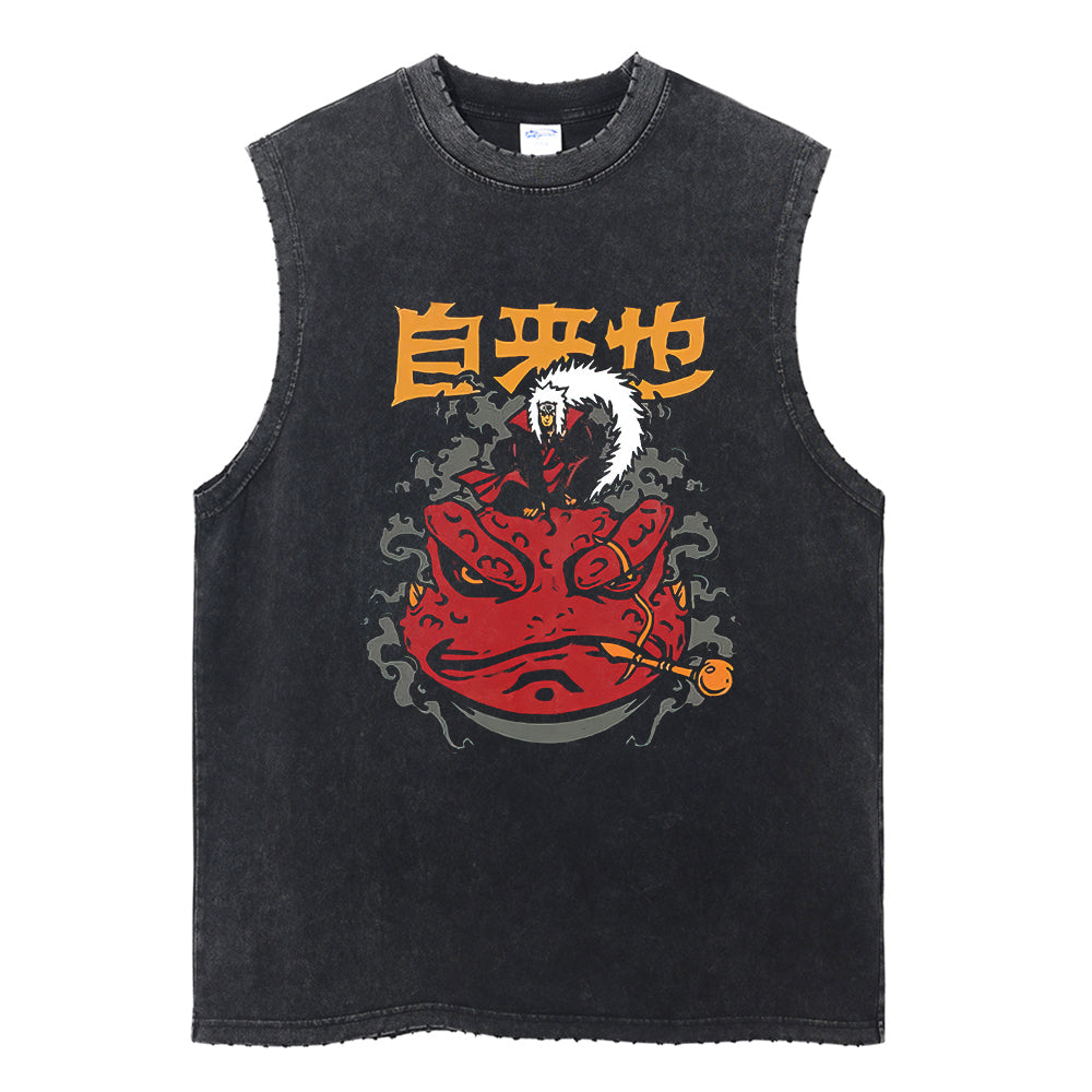 "Toad Sage" Vintage Washed Tank Top