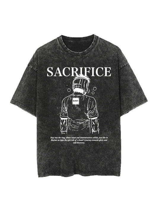 GRIT & SACRIFICE IPPO OVERSIZE VINTAGE TEE