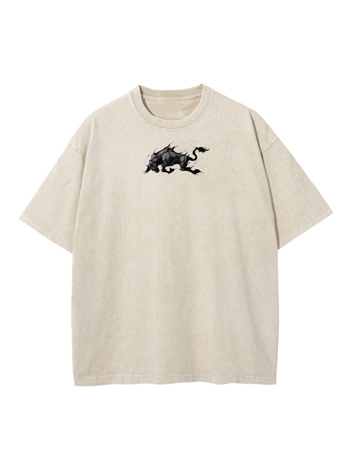 BULLS CAPTAIN BEIGE OVERSIZE VINTAGE TEE