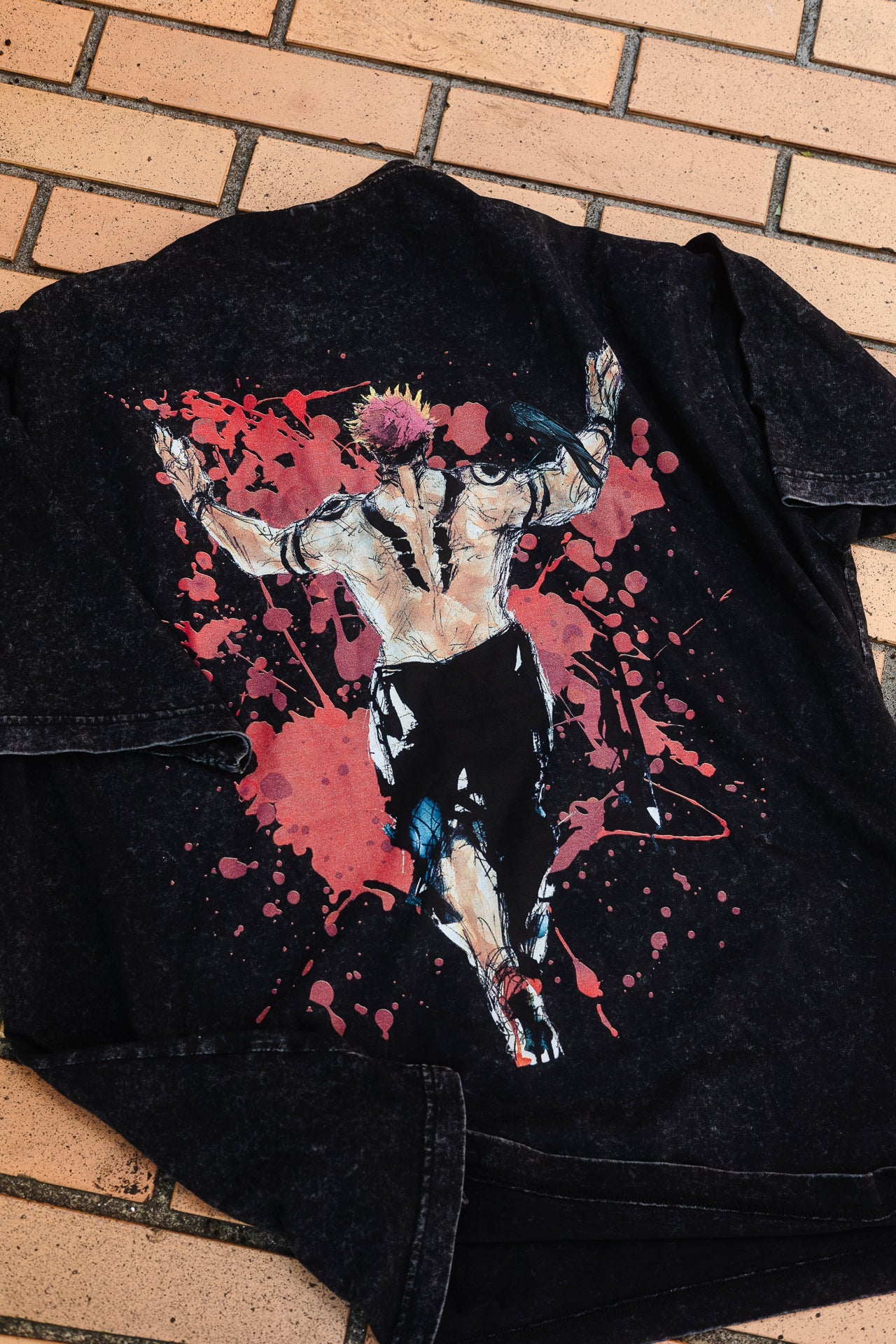 2-SIDED SUKUNA VINTAGE OVERSIZE TEE