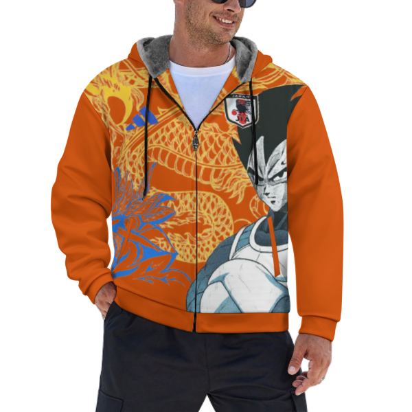 25-26 Japan Dragon Ball Z Zip-Up Fleece Hoodie