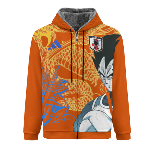 25-26 Japan Dragon Ball Z Zip-Up Fleece Hoodie