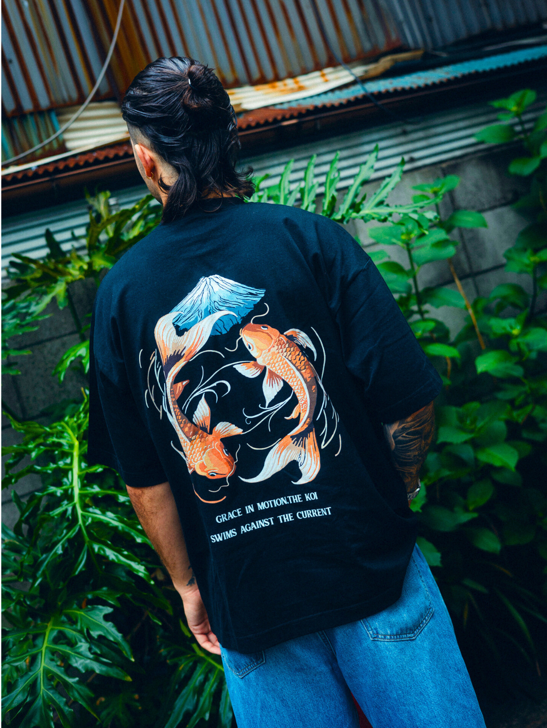 KOI FISH OVERSIZE TEE